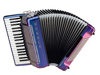 Hohner Morino IV 96 Tremolo cyan-to-purple